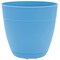 Bloem Dayton Planter With Saucer: 20" - Ocean Blue - 100% Recycled Plastic Pot, Removable Saucer, Elevated Feet, For Indoor and Outdoor Use, Gardening, 16.5 Gallon Capacity
